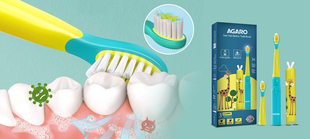 using electric toothbrush